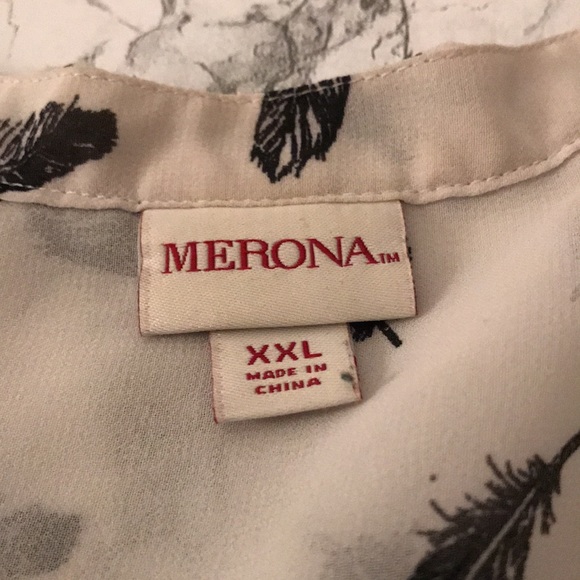 MERONA feather blouse ! - Picture 10 of 12